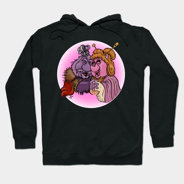 King and Queen of the Universe Hoodie by UzzyWorks